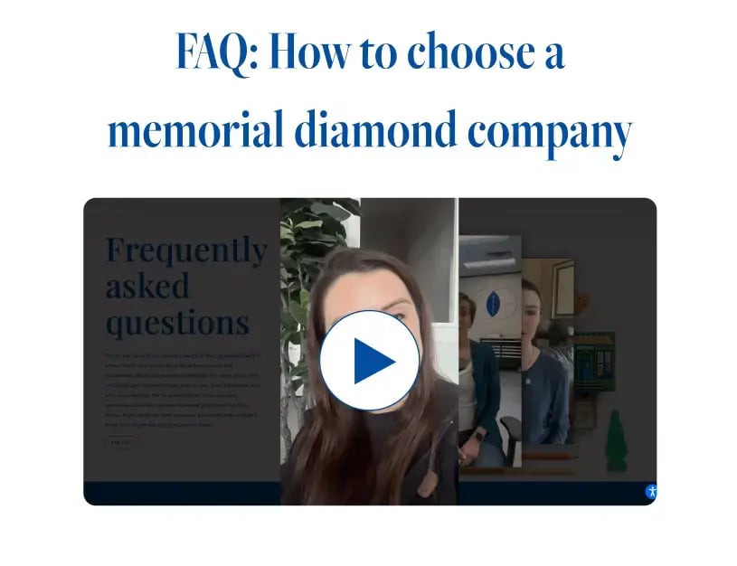 How to choose a memorial diamond company